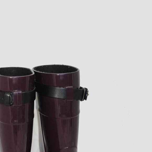 Sergio Rossi Heeled Rain Rubber Boots - Picture 5 of 7